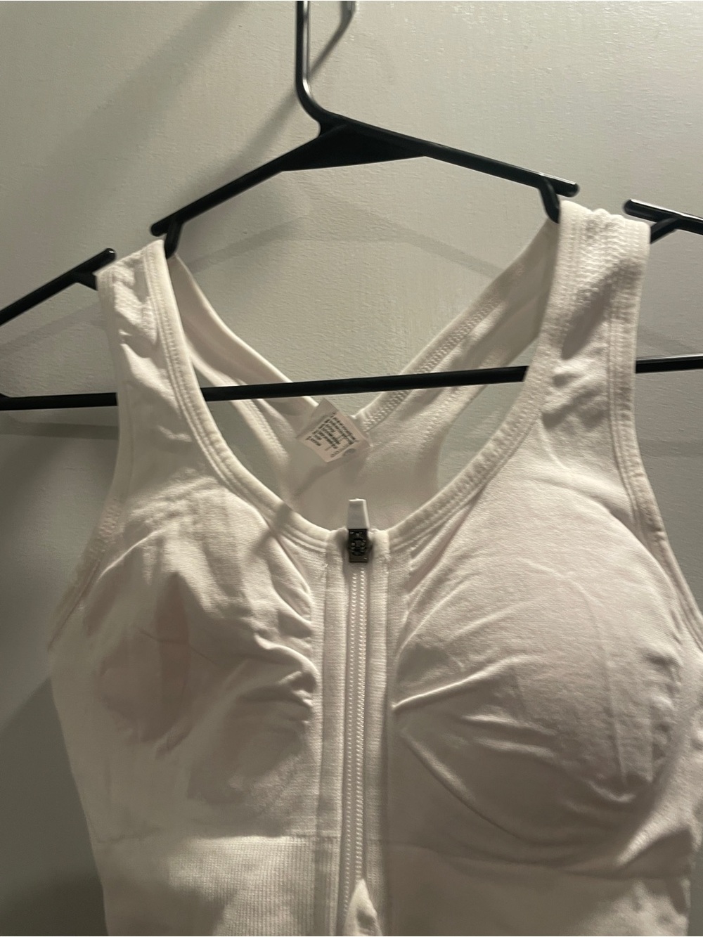 90 Degree 3-pack Front-Zip Support Tank Sports Bra white, gray, black size S - Picture 10 of 10